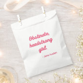 Zitat "Stolz und Vorurteile" II - Niedlicher Stil Geschenktütchen (Ausgeschnitten)