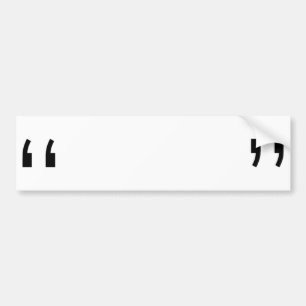 Zitat-Symbole Autoaufkleber