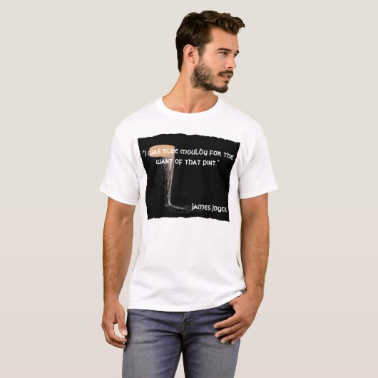 Zitat-T-Shirt James Joyce T-Shirt (Vorne ganz)