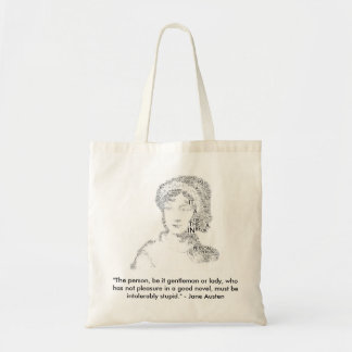 Zitat-Taschen-Tasche Janes Austen Tragetasche