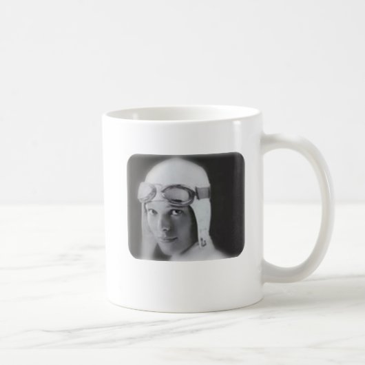 Zitat-Tasse Amelia Earhart Kaffeetasse (Rechts)