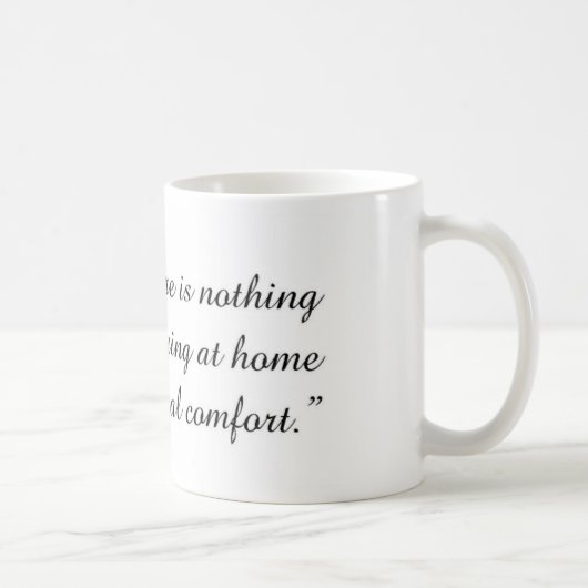 Zitat-Tasse Janes Austen Kaffeetasse (Rechts)