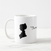 Zitat-Tasse Janes Austen Kaffeetasse (Links)