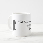 Zitat-Tasse Janes Austen Kaffeetasse (Vorderseite Links)