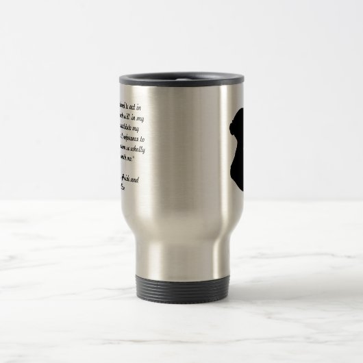 Zitat-Tasse Janes Austen Reisebecher (Mittel)