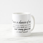 Zitat-Tasse Leonards Cohen Kaffeetasse (VorderseiteRechts)