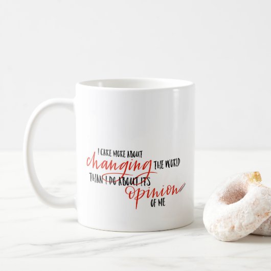 Zitat-Tasse Rachel Hollis Kaffeetasse (Mit Donut)