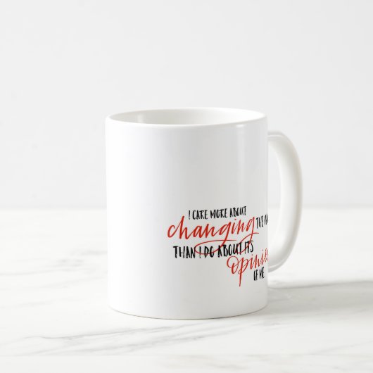 Zitat-Tasse Rachel Hollis Kaffeetasse (VorderseiteRechts)