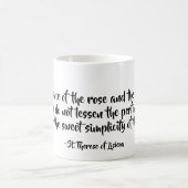 Zitat-Tasse St. Therese Kaffeetasse (Mittel)