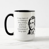 Zitat-Tasse Thomas Paine Tasse (Links)