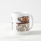 Zitat Thomas Sowell auf Sozialismus Kaffeetasse (VorderseiteRechts)