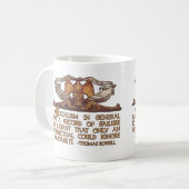 Zitat Thomas Sowell auf Sozialismus Kaffeetasse (Vorderseite Links)