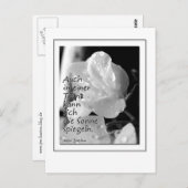 Zitat Traene Postkarte (Vorne/Hinten)