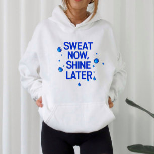 Zitat-Trainingsmotivation für Fitnessstudio Mädche Hoodie