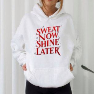 Zitat-Trainingsmotivation für Fitnessstudio Mädche Hoodie