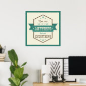 Zitat-Typografie-Plakat Poster (Heimbüro)