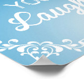 Zitat-Typografie-Plakat Poster (Ecke)