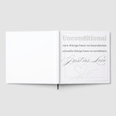 Zitat über bedingungslose Liebe Gästebuch (Voll)