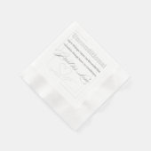 Zitat über bedingungslose Liebe Serviette (Ecke)