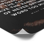 Zitat über die Gnade von Cats durch Mark Twain Poster (Ecke)