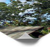 Zitat über die Natur von Emerson. Poster (Ecke)