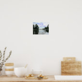 Zitat über die Zeit, die auf dem Wasser verbracht Poster (Küche)