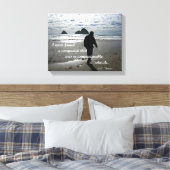 Zitat über Einsamkeit von H.D. Thoreau Leinwanddruck (Insitu (Schlafzimmer))