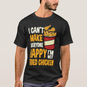 Zitat über Frittiertes Hühnchen Liebe Fast Food T-Shirt