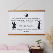 Zitat über heilende Künste - Osterband Wandteppich Mit Holzrahmen (Schlafzimmer)