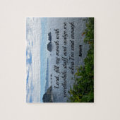 Zitat über kluge Worte. Puzzle (Vertikal)