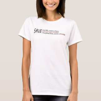 Zitat über Krankenschwester-Held Rettet Hundert Le T-Shirt