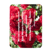 Zitat über Rose von Abraham Lincoln Magnet (Vertikal)
