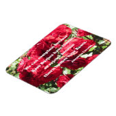 Zitat über Rose von Abraham Lincoln Magnet (Linke Seite)