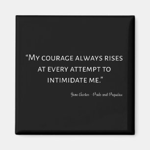 Zitat über Stolz und Vorurteile I Magnet