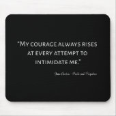 Zitat über Stolz und Vorurteile I Mousepad (Vorne)