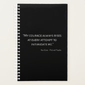 Zitat über Stolz und Vorurteile I Planer (Vorderseite)