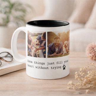 Zitat über süße Haustiere Hund Benutzerdefiniert 3 Zweifarbige Tasse