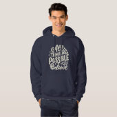 Zitat über Träume Hoodie (Vorne ganz)