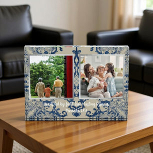 Zitat und Bibelvers Vintage-Muster-Fotoblock Fotoblock