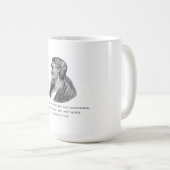 Zitat vermeiden Kritik Philosoph Aristoteles Kaffeetasse (VorderseiteRechts)