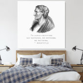 Zitat vermeiden Kritik Philosoph Aristoteles Leinwanddruck (Insitu (Schlafzimmer))