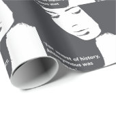 Zitat Virginias Woolf Geschenkpapier (Rolleneckpunkt)