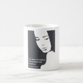 Zitat Virginias Woolf Kaffeetasse (Mittel)