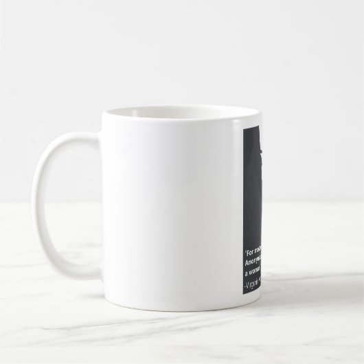 Zitat Virginias Woolf Kaffeetasse (Links)