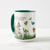 Zitat vom Frühling des religiösen Osterwiederaufer Tasse (Vorderseite Links)