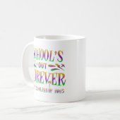 Zitat von 2025: Schulabbruch für immer Kaffeetasse (Vorderseite Links)