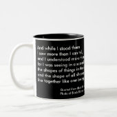 Zitat von Black Elk 1 Zweifarbige Tasse (Links)