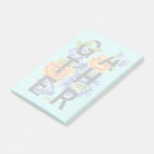 Zitat von Blumensammlern 2 Post-it Klebezettel (angewinkelt)