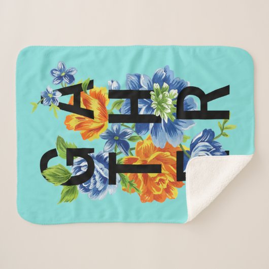 Zitat von Blumensammlern 2 Sherpadecke (Vorderseite (Horizontal))