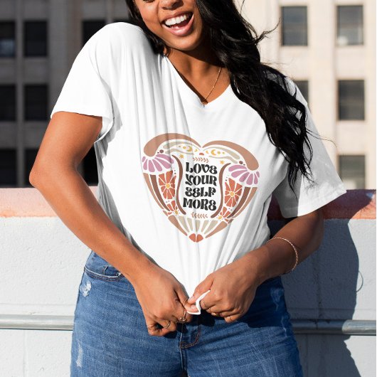 Zitat von Boho Floral Inspiration T-Shirt